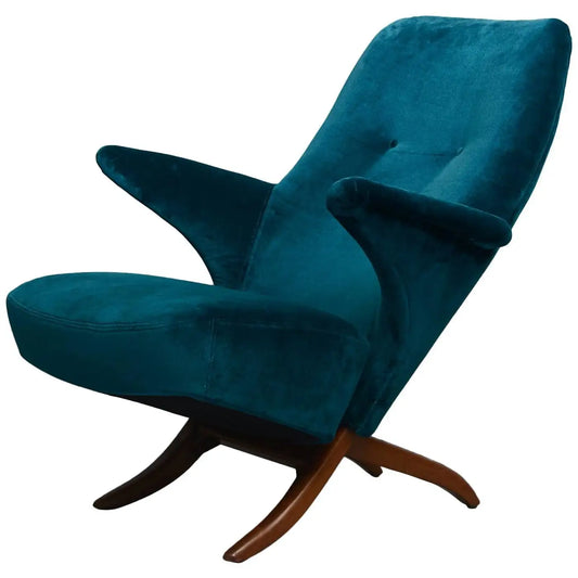 Herstel de elegante rondingen van deze Nederlandse designfauteuil
