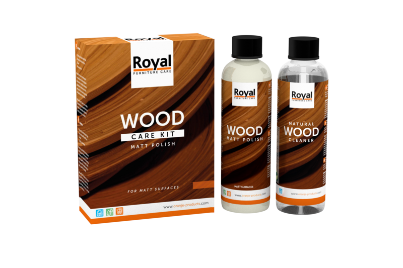Wood Care Kit voor mat gelakte houten meubels
